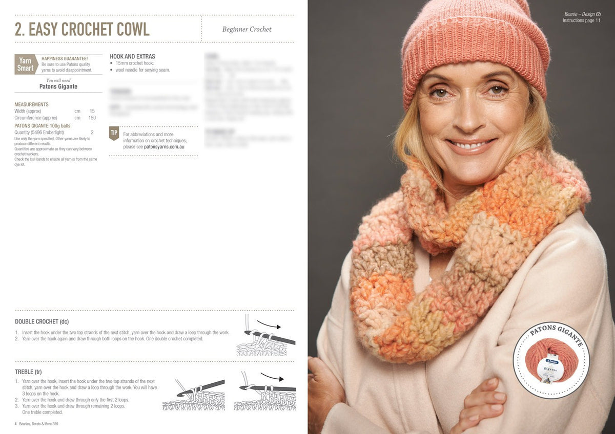 Patons Beanies Berets & More