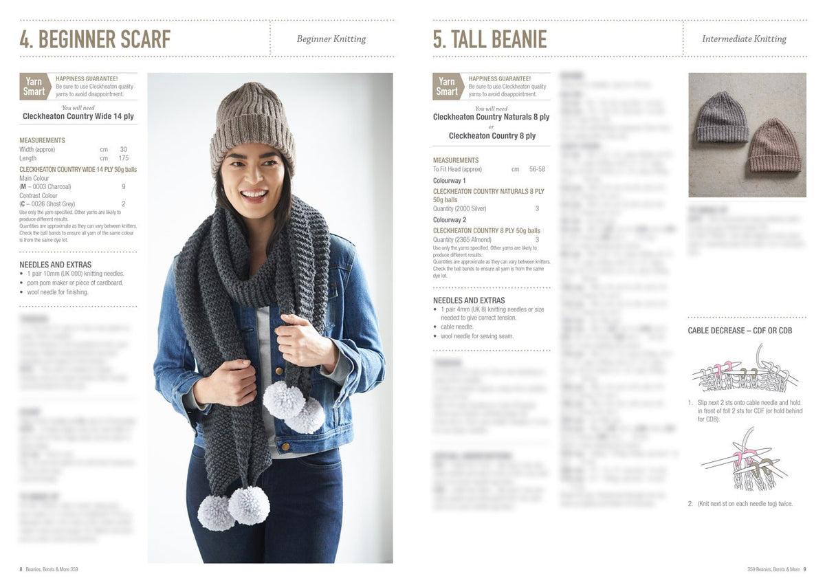 Patons Beanies Berets & More