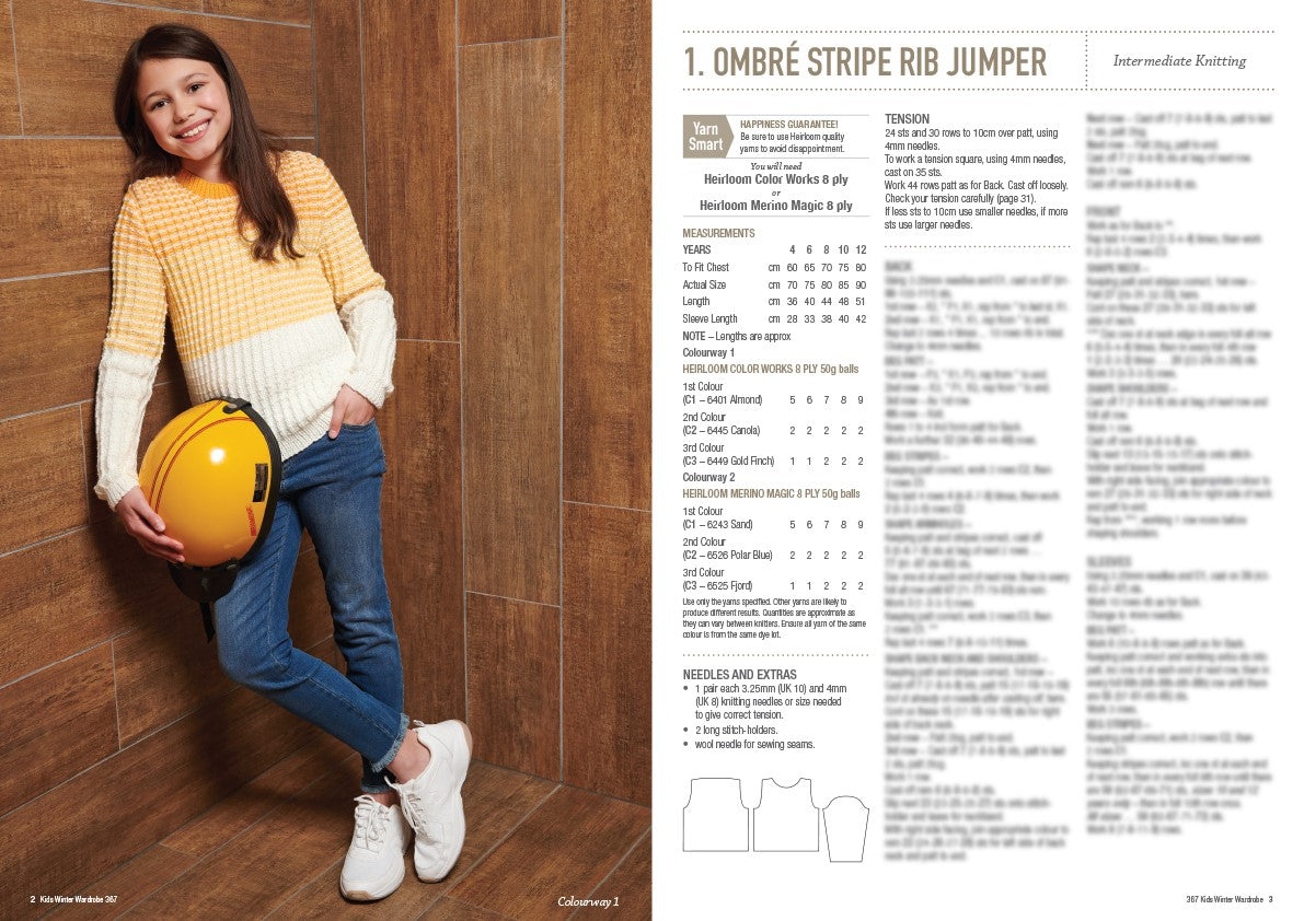 Cleckheaton Kids Winter Wardrobe Book 367