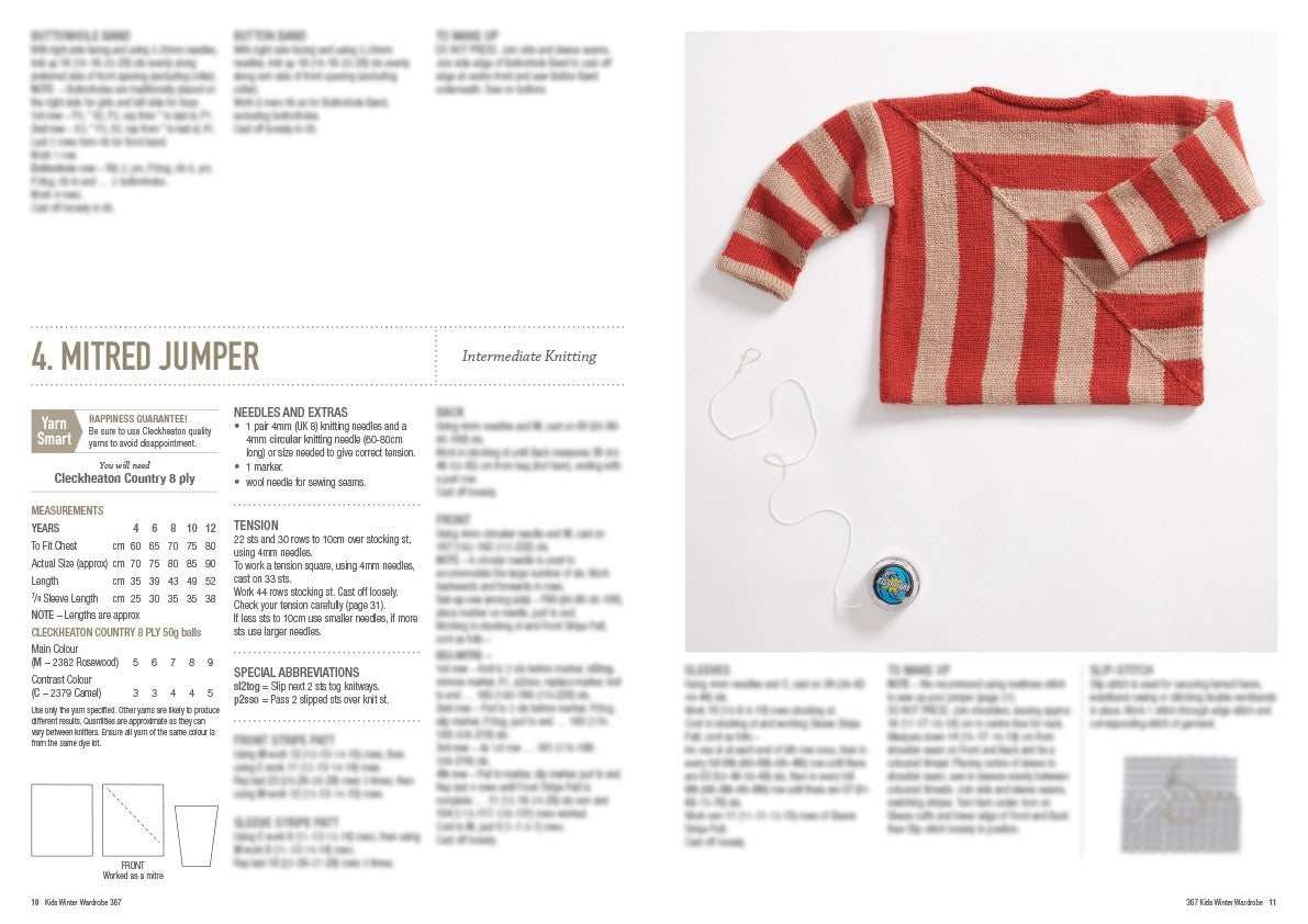 Cleckheaton Kids Winter Wardrobe Book 367