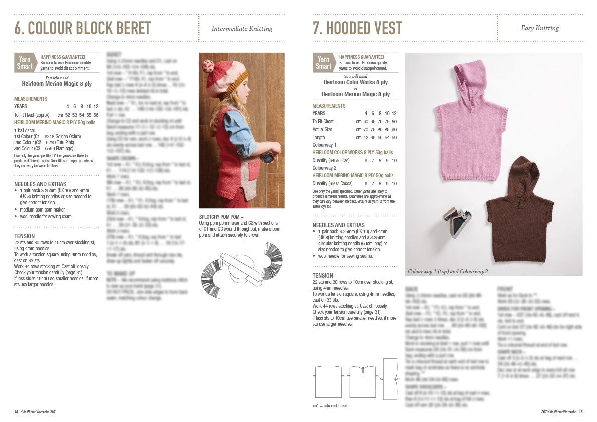 Cleckheaton Kids Winter Wardrobe Book 367