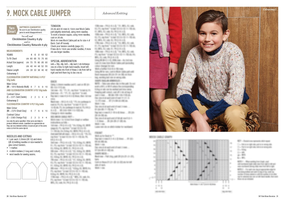 Cleckheaton Kids Winter Wardrobe Book 367