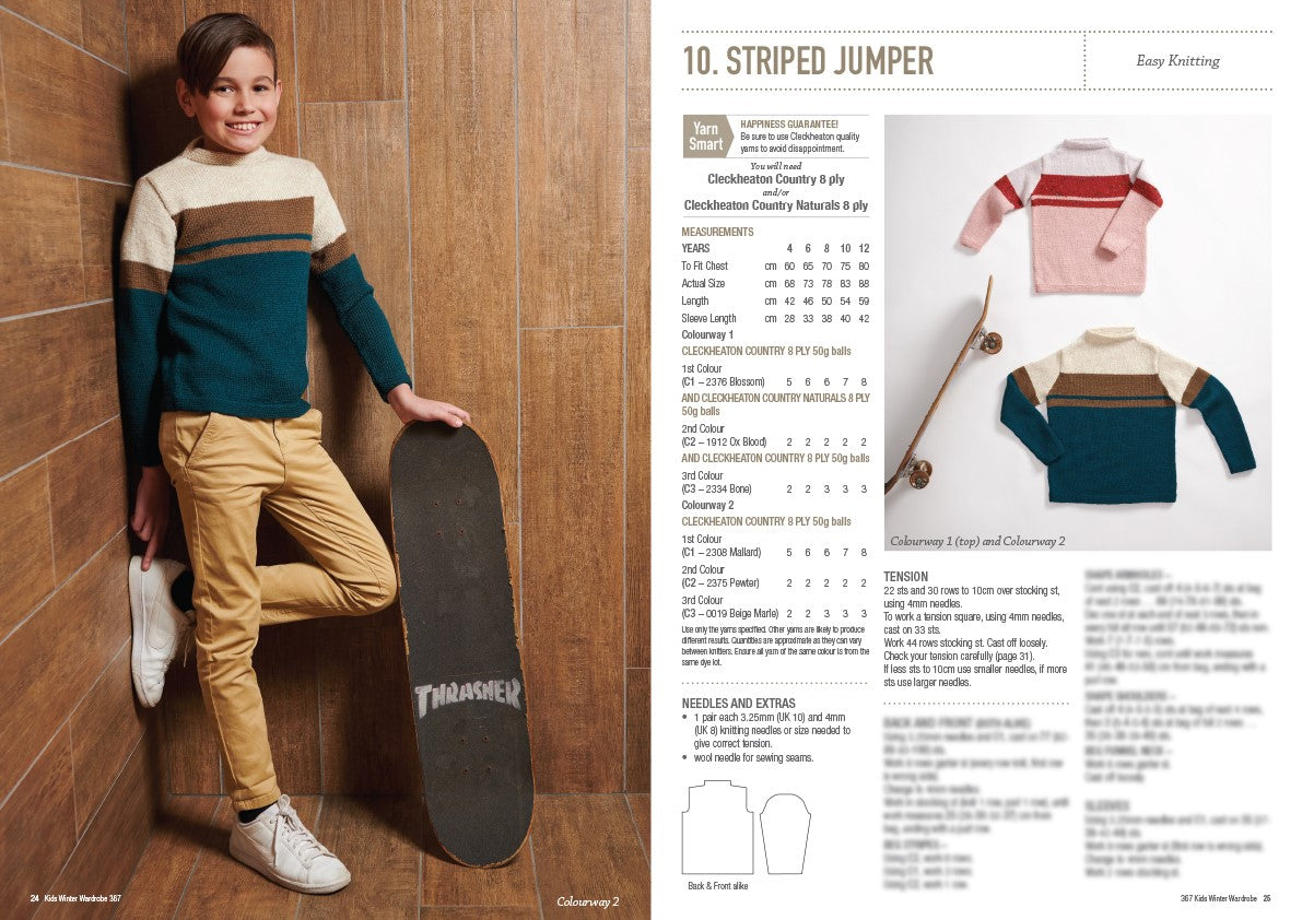 Cleckheaton Kids Winter Wardrobe Book 367