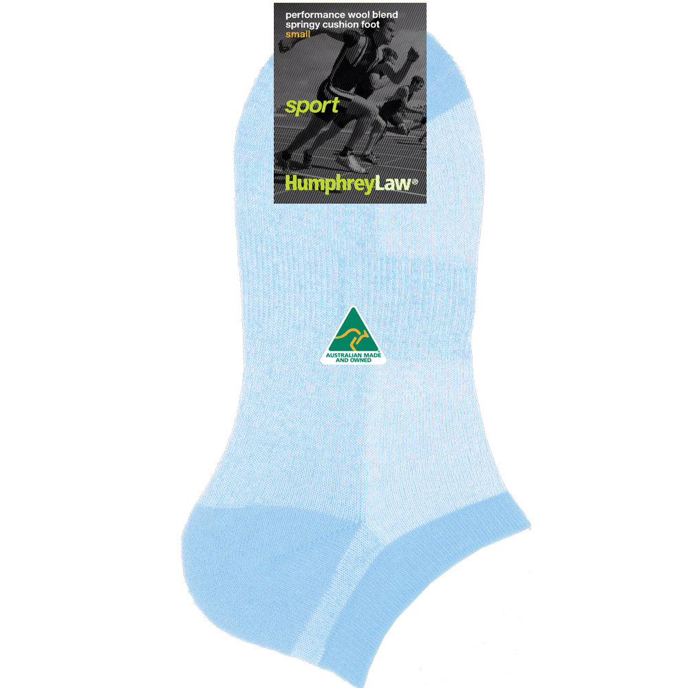 Humphrey Law sport socks sky blue