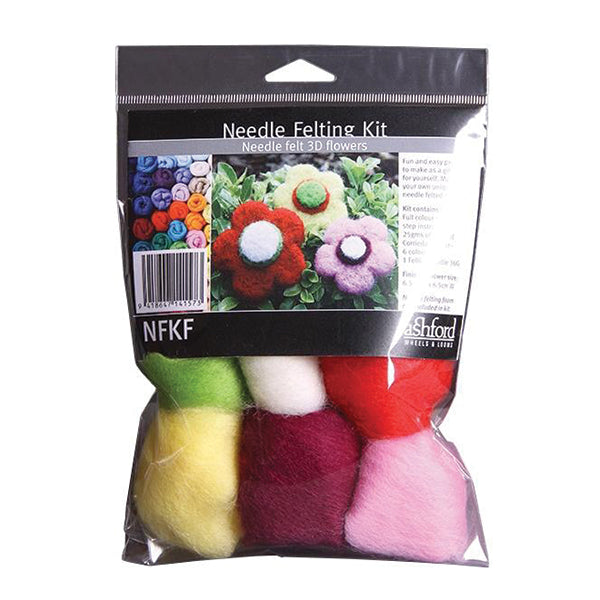 Ashford Needle Felting Kit - Flowers
