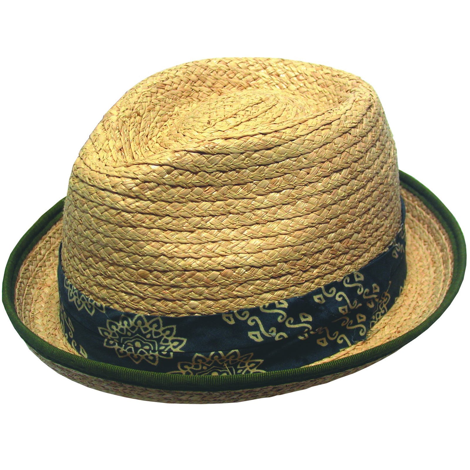 Avenel Braided Raffia Gutter Brim Trilby