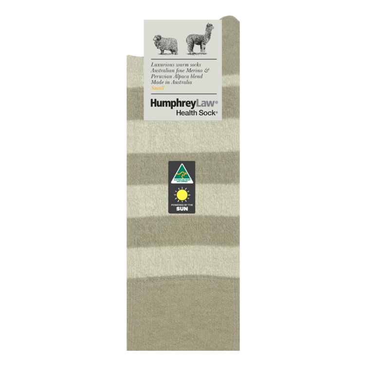Humphrey Law Merino Alpaca Stripe Socks