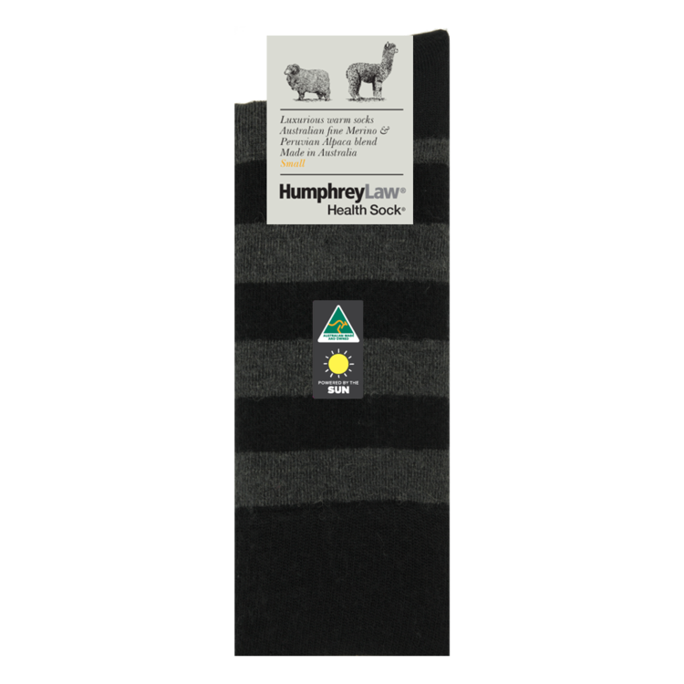 Humphrey Law Merino Alpaca Stripe Socks