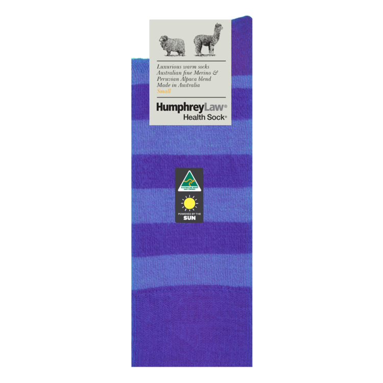 Humphrey Law Merino Alpaca Stripe Socks