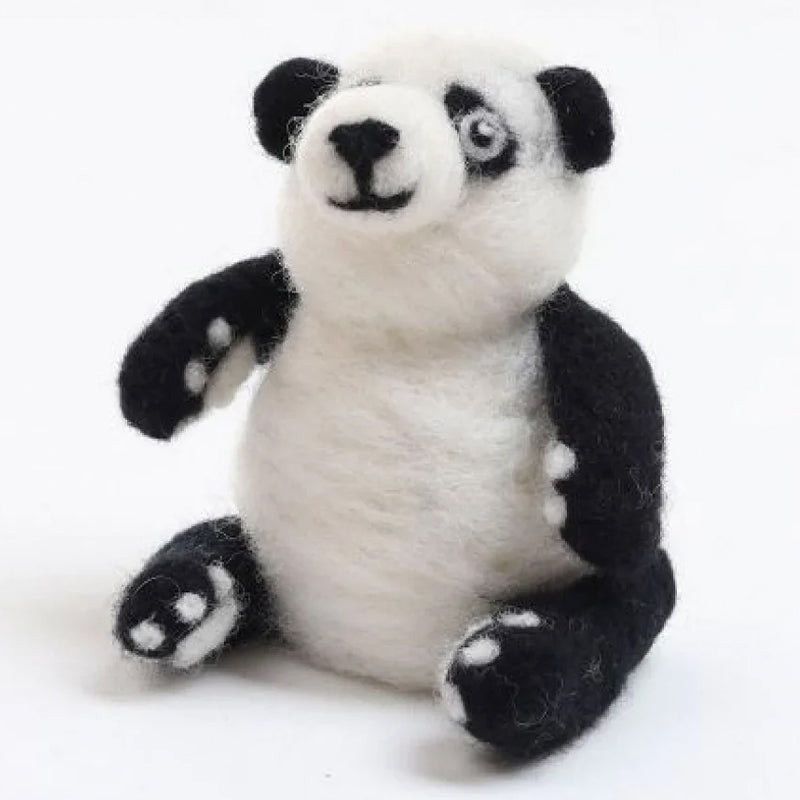 Ashford Needle Felting Kit Panda Kids Craft Corner Nundle Woollen Mill