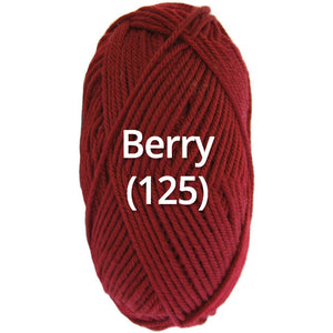 Berry (125) - Nundle Collection 8 Ply Feltable Yarn