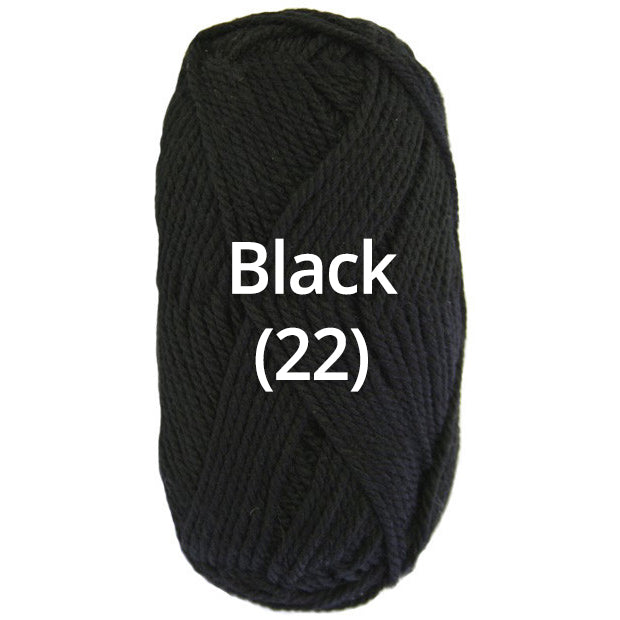 Black (22) - Nundle Collection 8 Ply Feltable Yarn