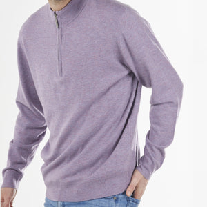 Bridge & Lord 1/4 Zip Sweater lilac