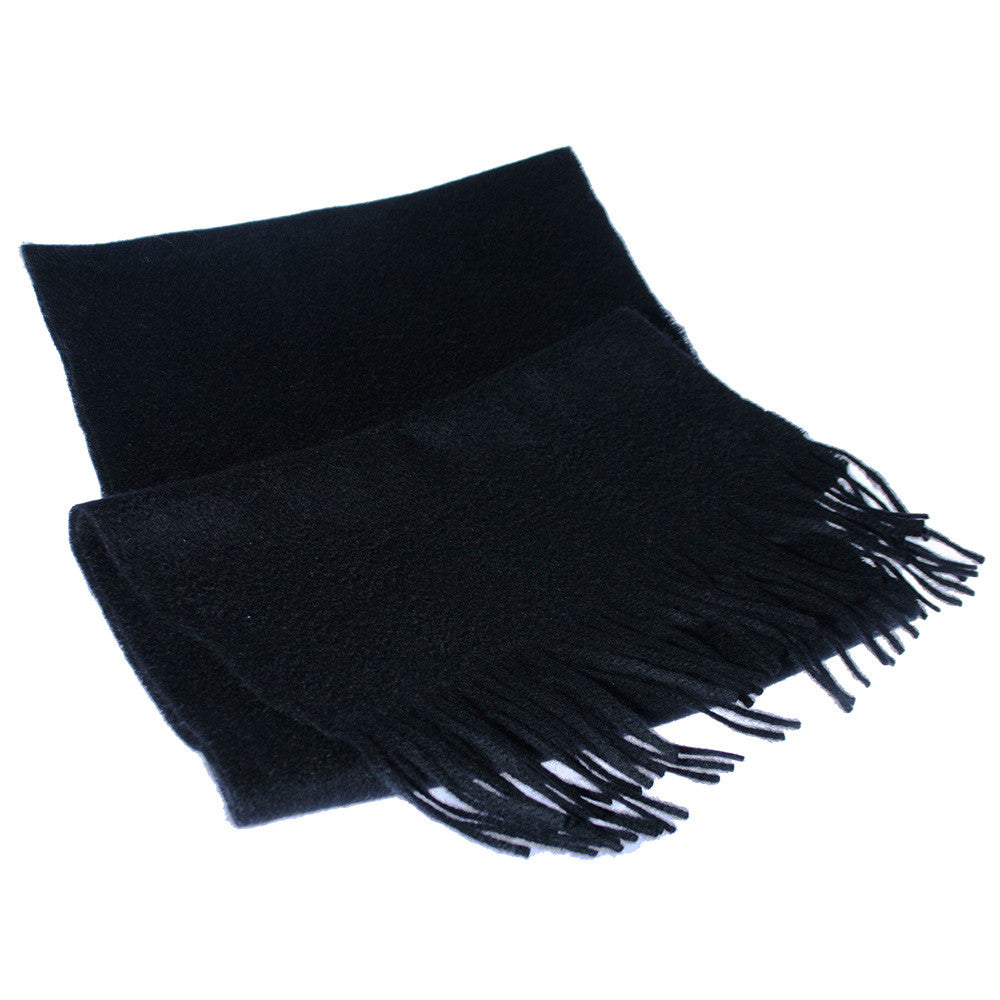 Sheer Bliss Cashmere Scarf - Black