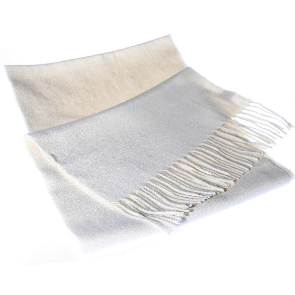 Sheer Bliss Cashmere Scarf - White