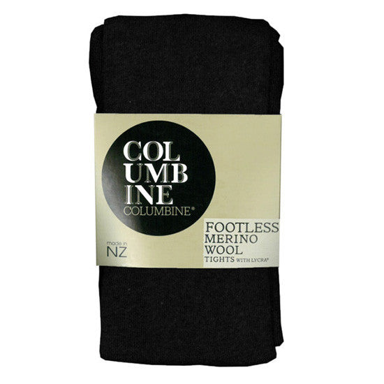 Columbine Footless Merino Wool Tights