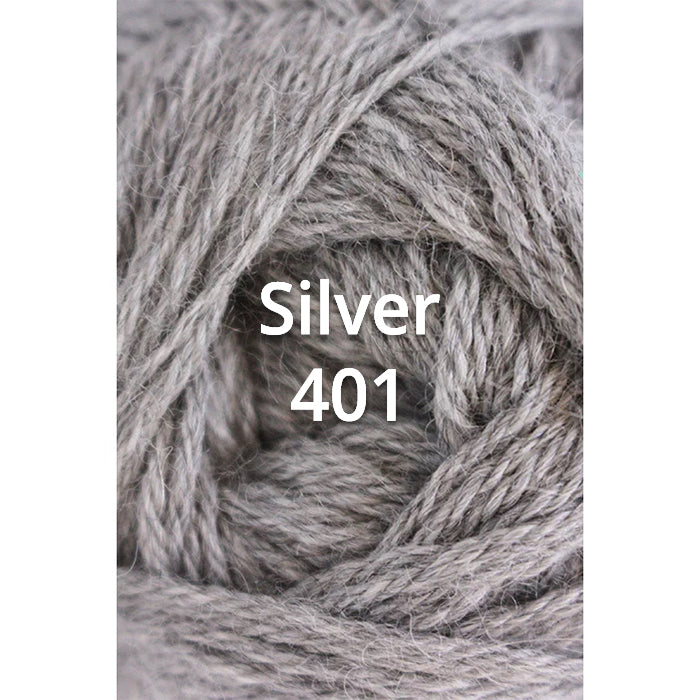 Silver 401 - Eki Riva Supreme 4ply Alpaca