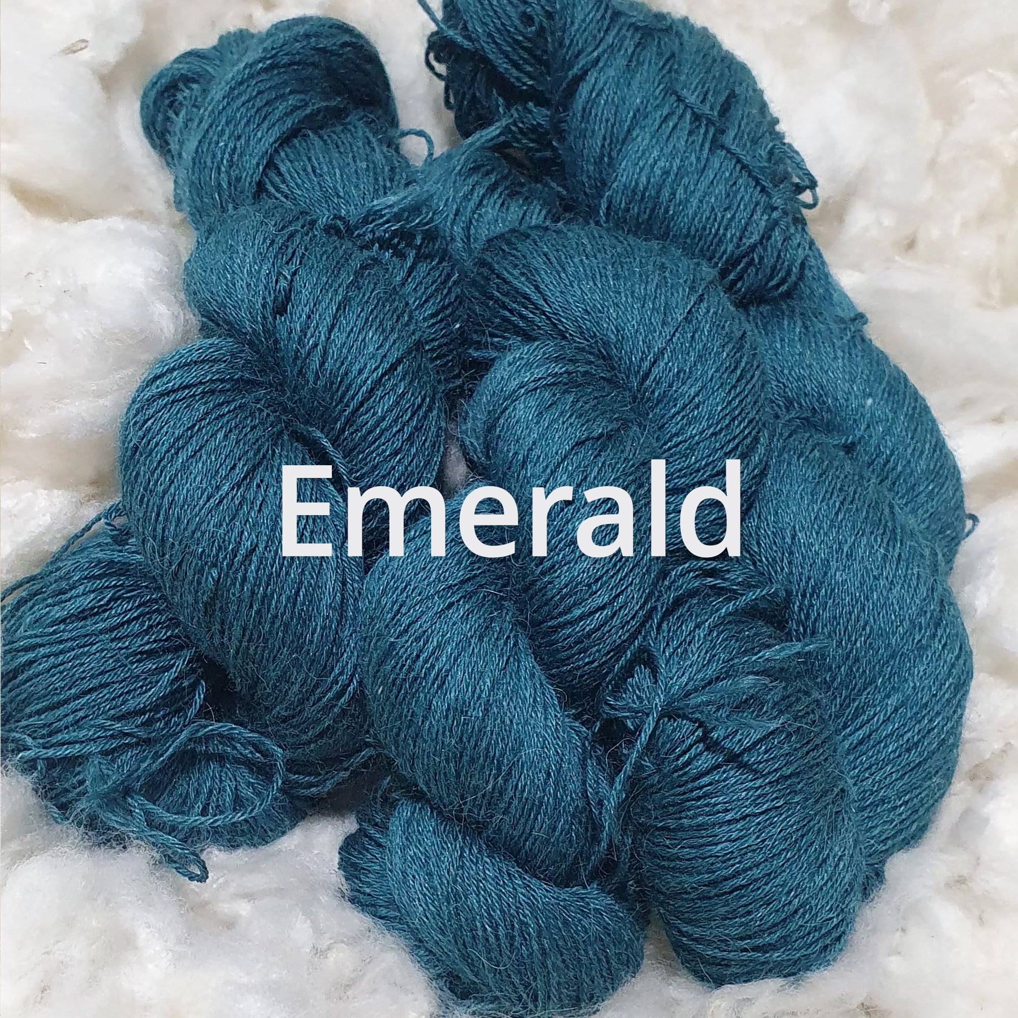 Emerald - Nundle Alpaca Merino Silk 4 ply Yarn
