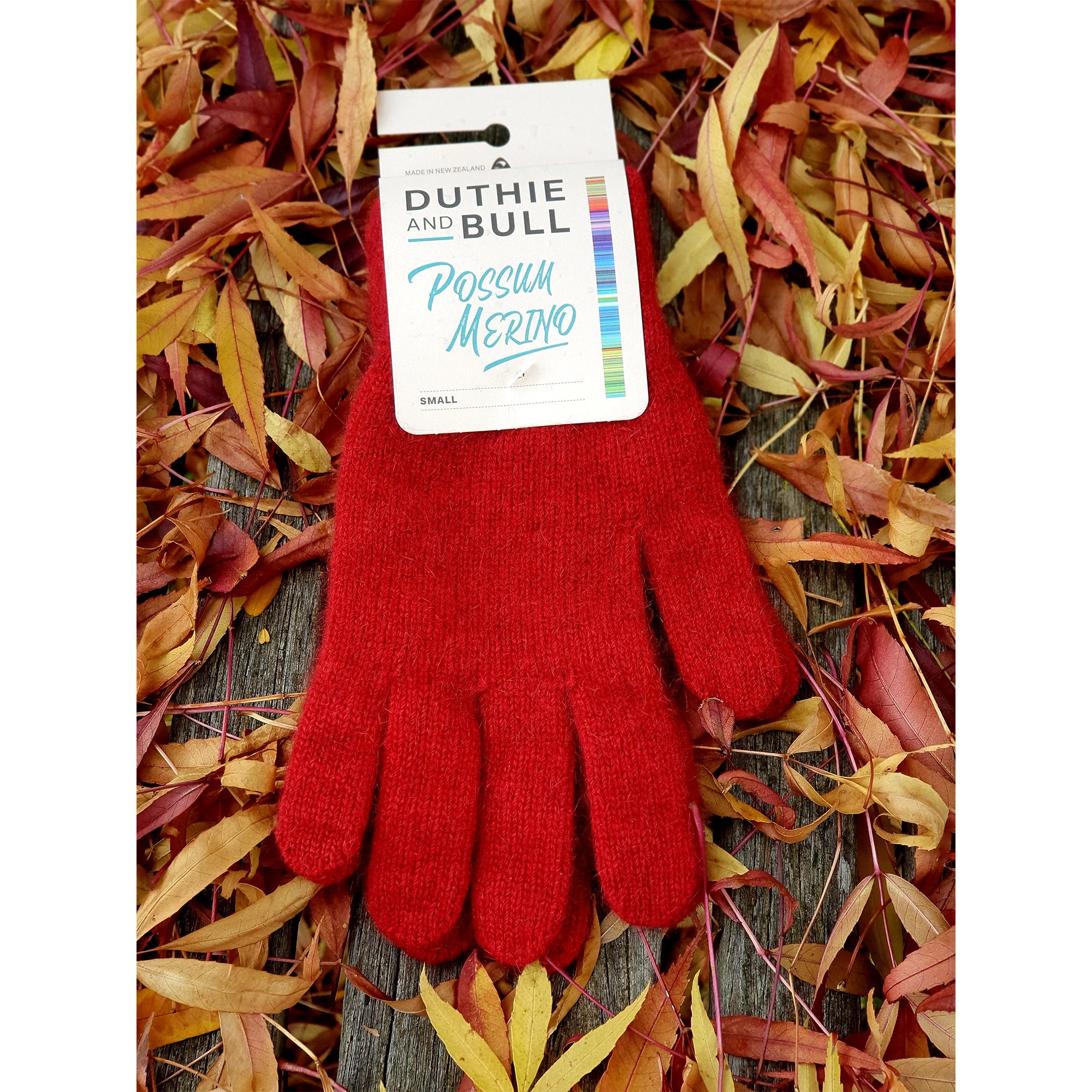 Duthie & Bull Luxury Blend Gloves red