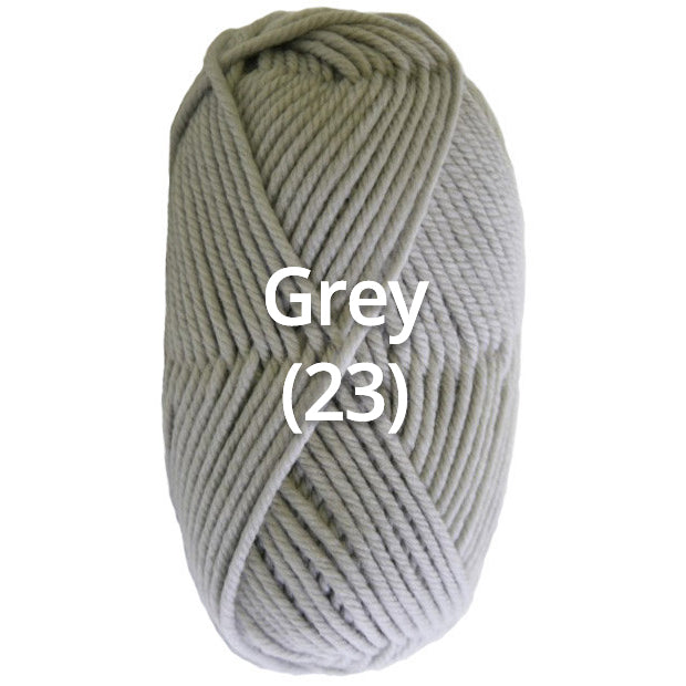 Grey (23) - Nundle Collection 12 Ply Chaffey Yarn