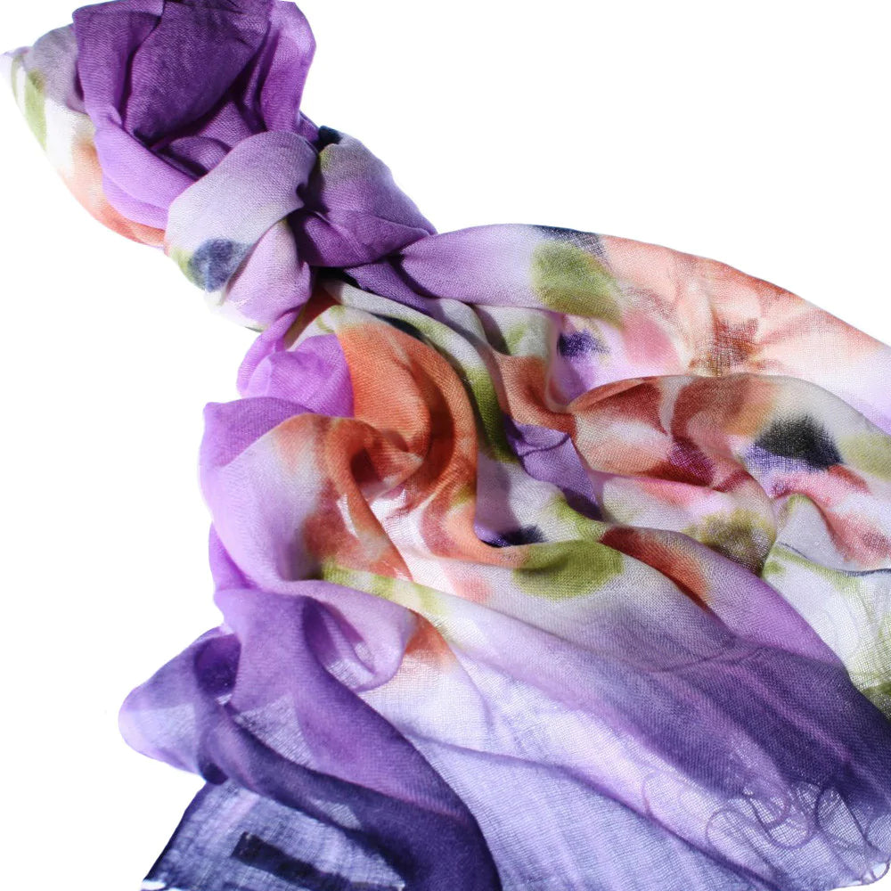 Sheer Bliss Gift Box - Painted Lilac Scarf