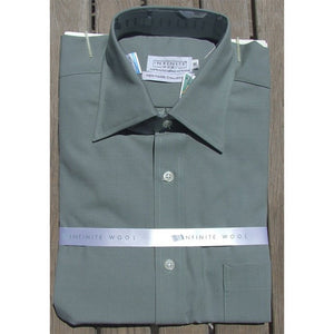 Infinite Wool Long Sleeve Shirt Olive