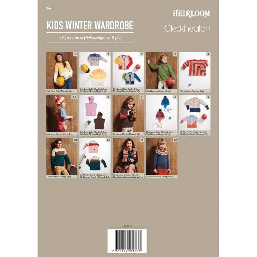 Cleckheaton Kids Winter Wardrobe Book 367
