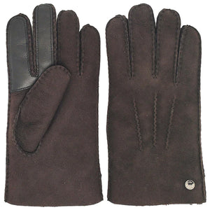 Koalabi Men's Touch Screen Sheepskin Gloves chocolate