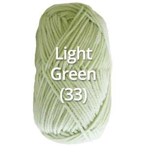 Light Green (33) - Nundle Collection 8 Ply Feltable Yarn