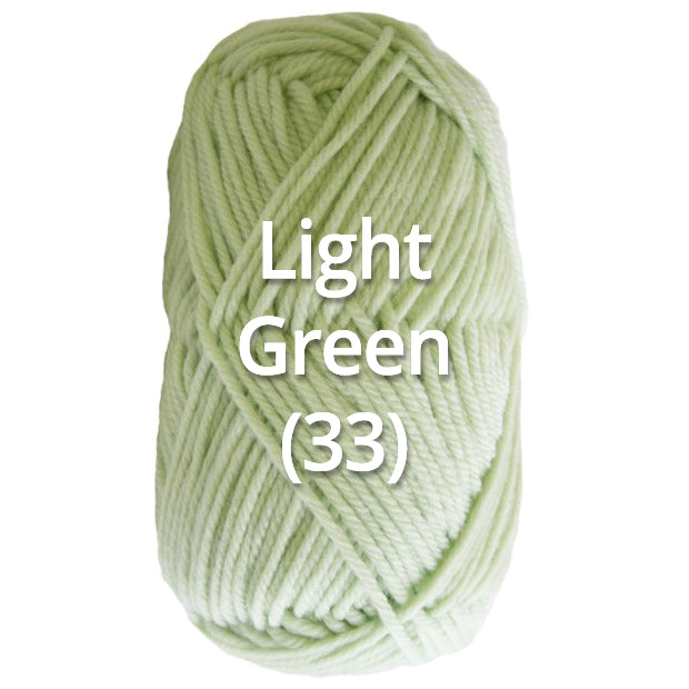 Light Green (33) - Nundle Collection 12 Ply Chaffey Yarn