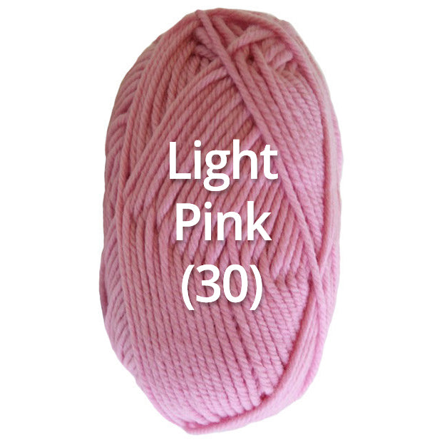 Light Pink (30) - Nundle Collection 8 Ply Feltable Yarn