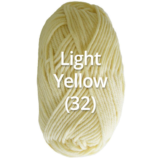 Light Yellow (32) - Nundle Collection 12 Ply Chaffey Yarn