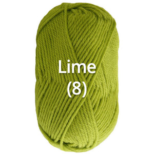 Lime (8) - Nundle Collection 8 Ply Feltable Yarn