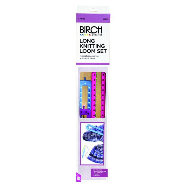 Birch Long Knitting Loom Set