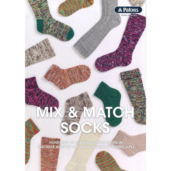 Mix and match sock pattern - Knit crochet - Nundle Woollen Mill