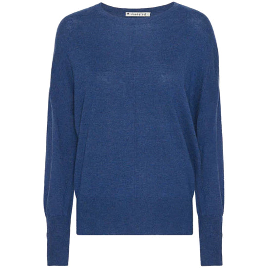 Mansted Mitos Lambs Wool Vest dark blue