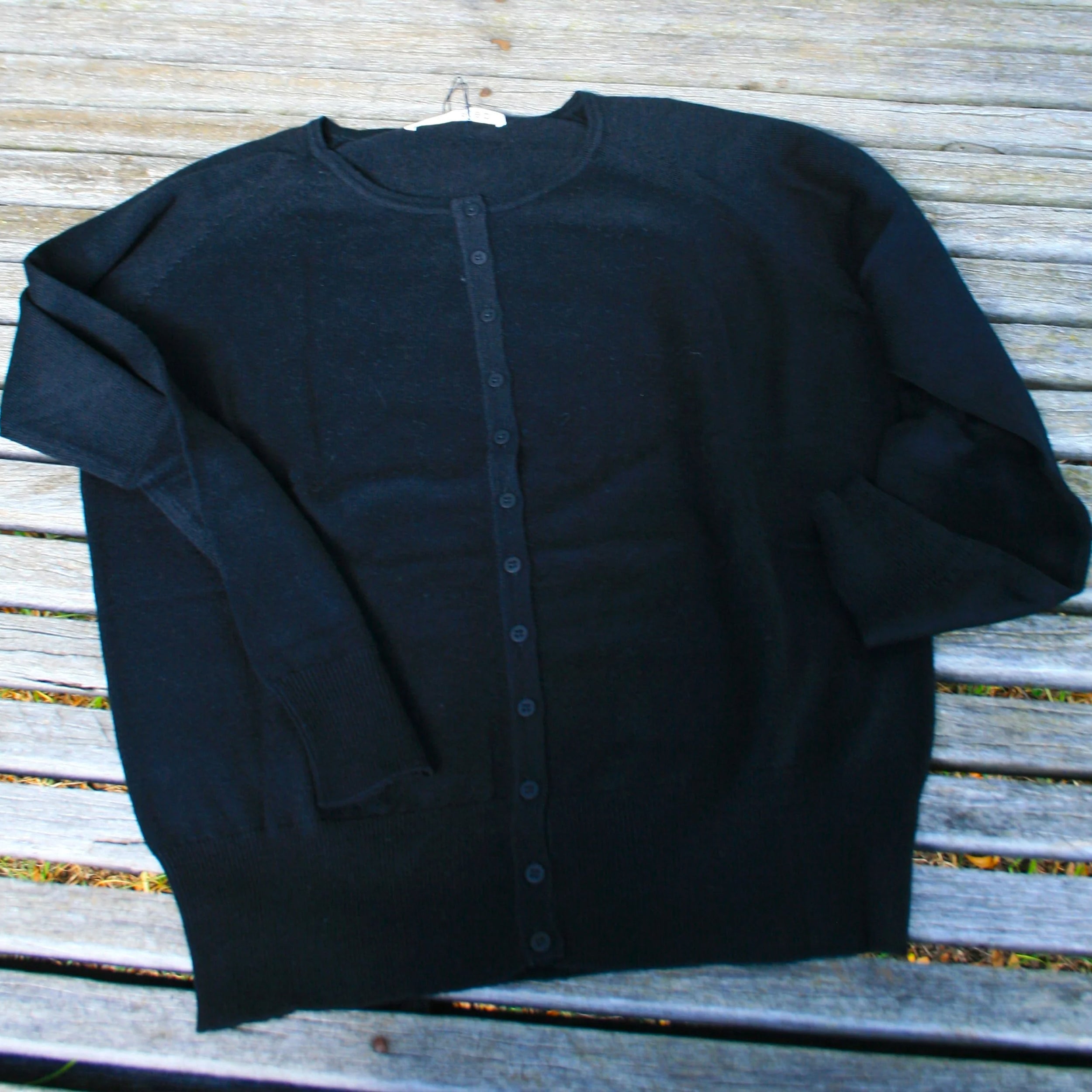 Mansted Nitty Button Cardi black