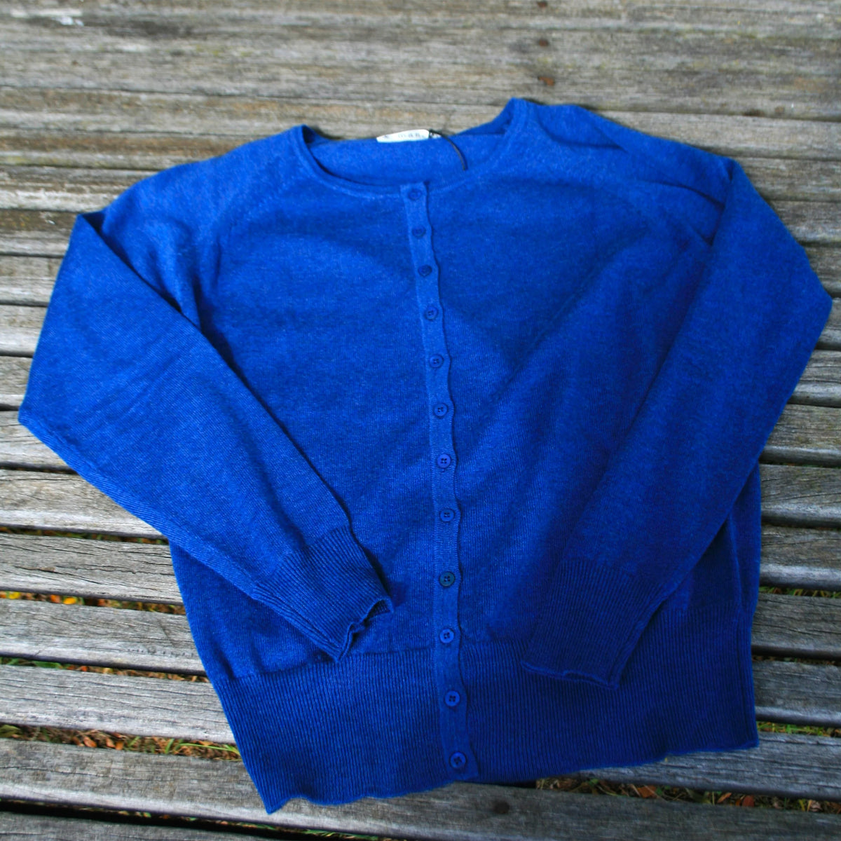 Mansted Nitty Button Cardi dark blue