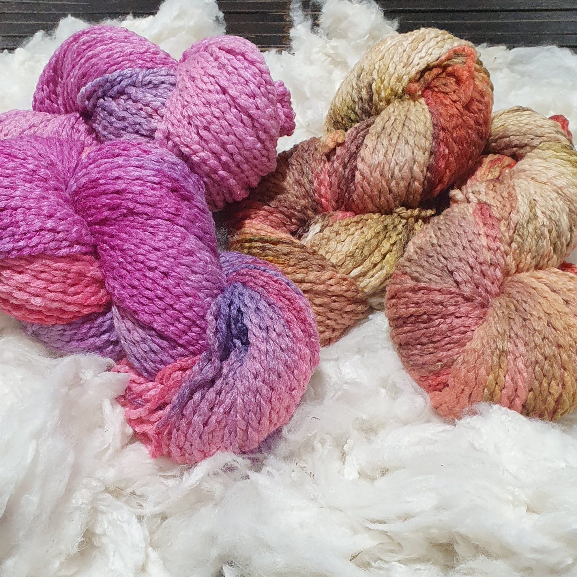 Nundle Hand Dyed Merino Linen Blend Yarn - Nundle Woollen Mill