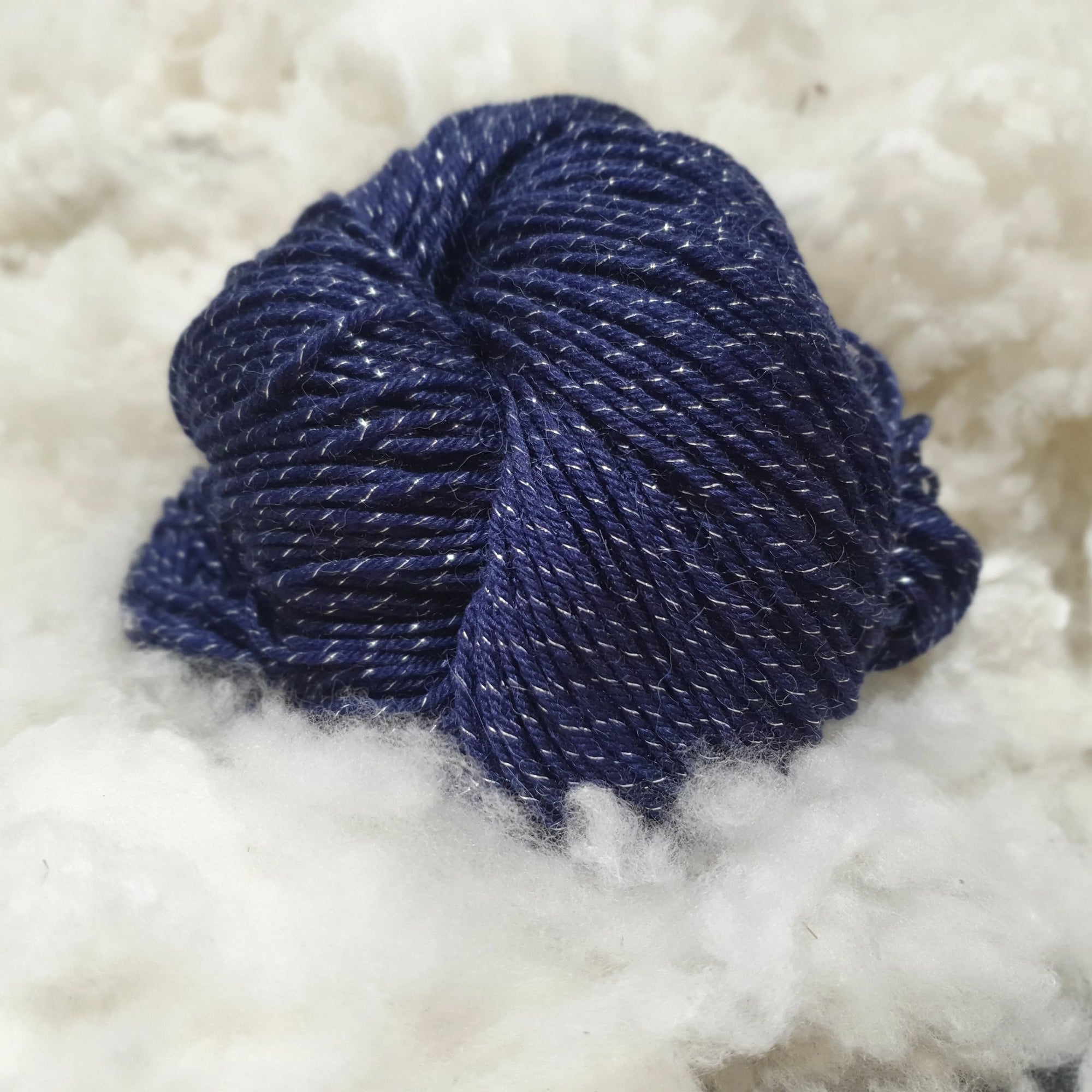 Nundle Dyed Metallica Yarn 8ply Equivalent midnight