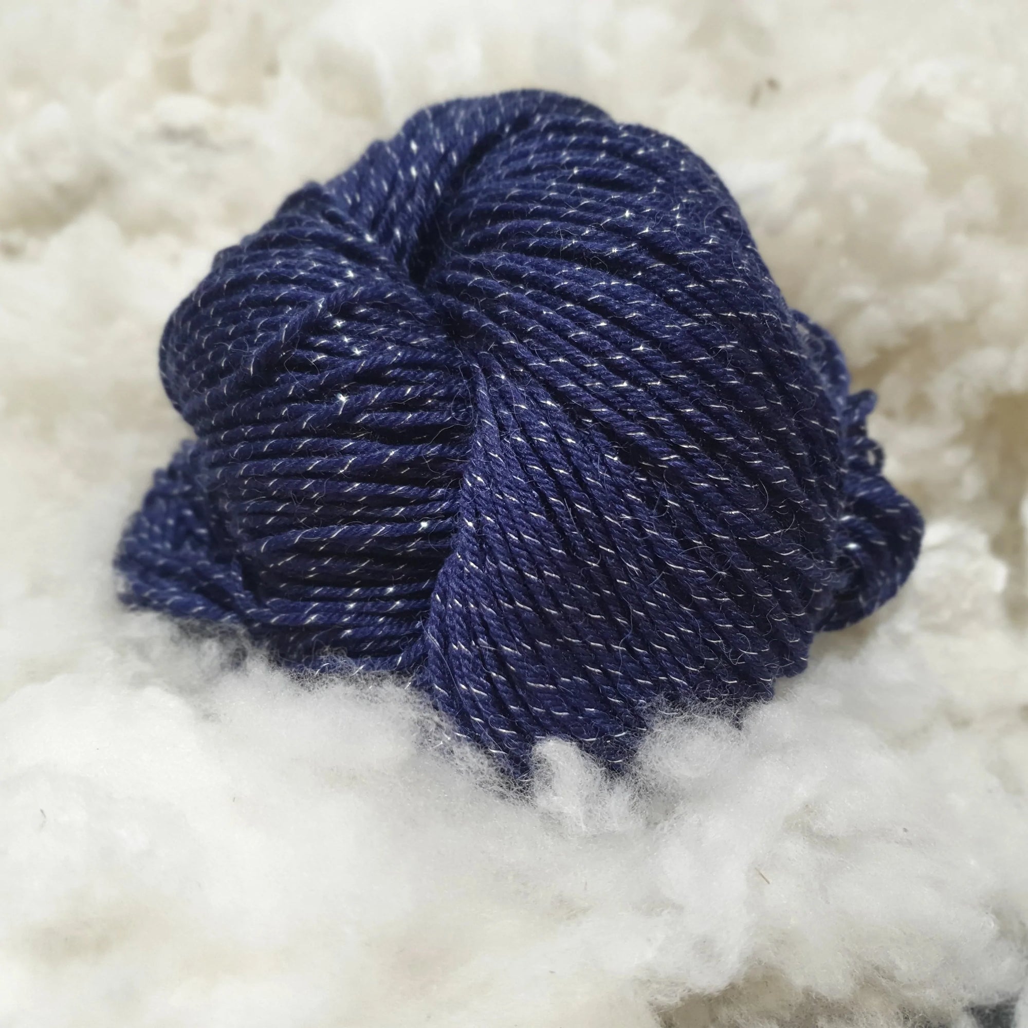 Nundle Dyed Metallica Yarn 4ply Equivalent - Midnight
