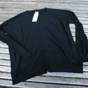 Milano Light Weight Oversized Pullover black
