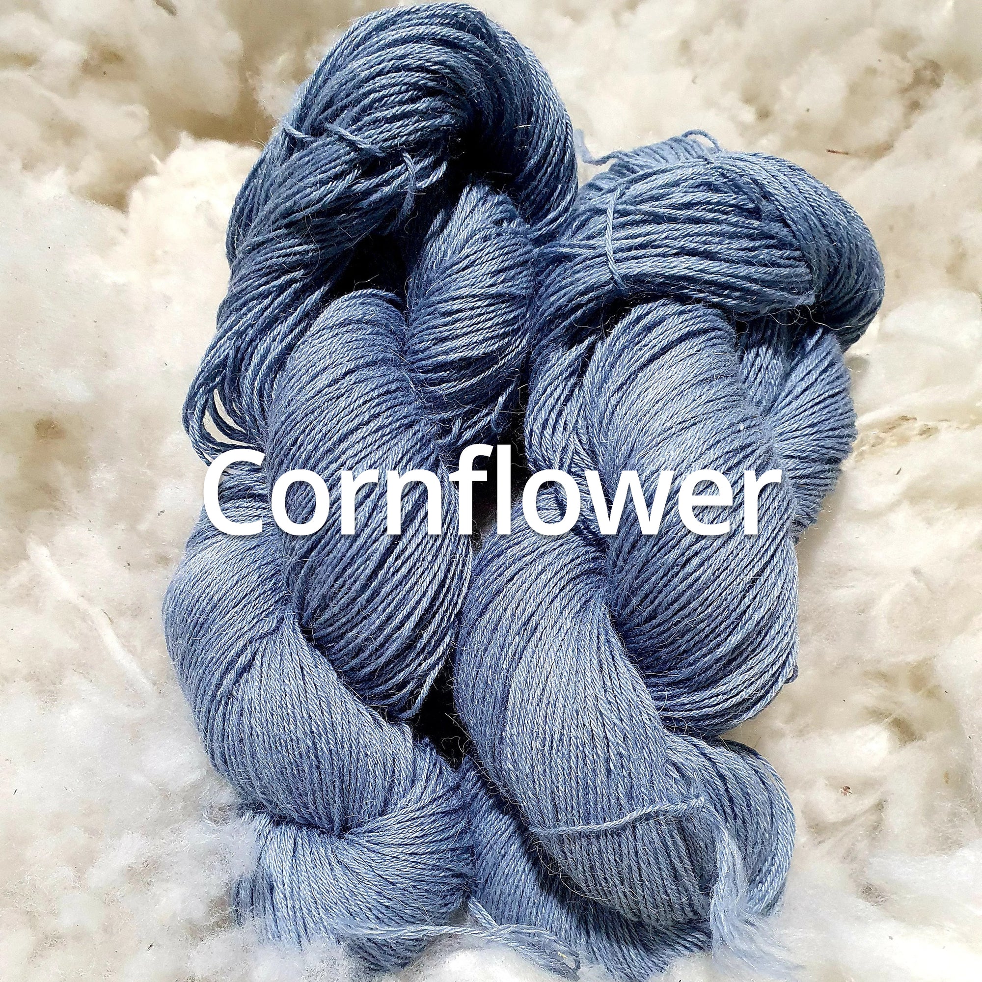 Cornflower - Nundle Alpaca Merino Silk 4 ply Yarn
