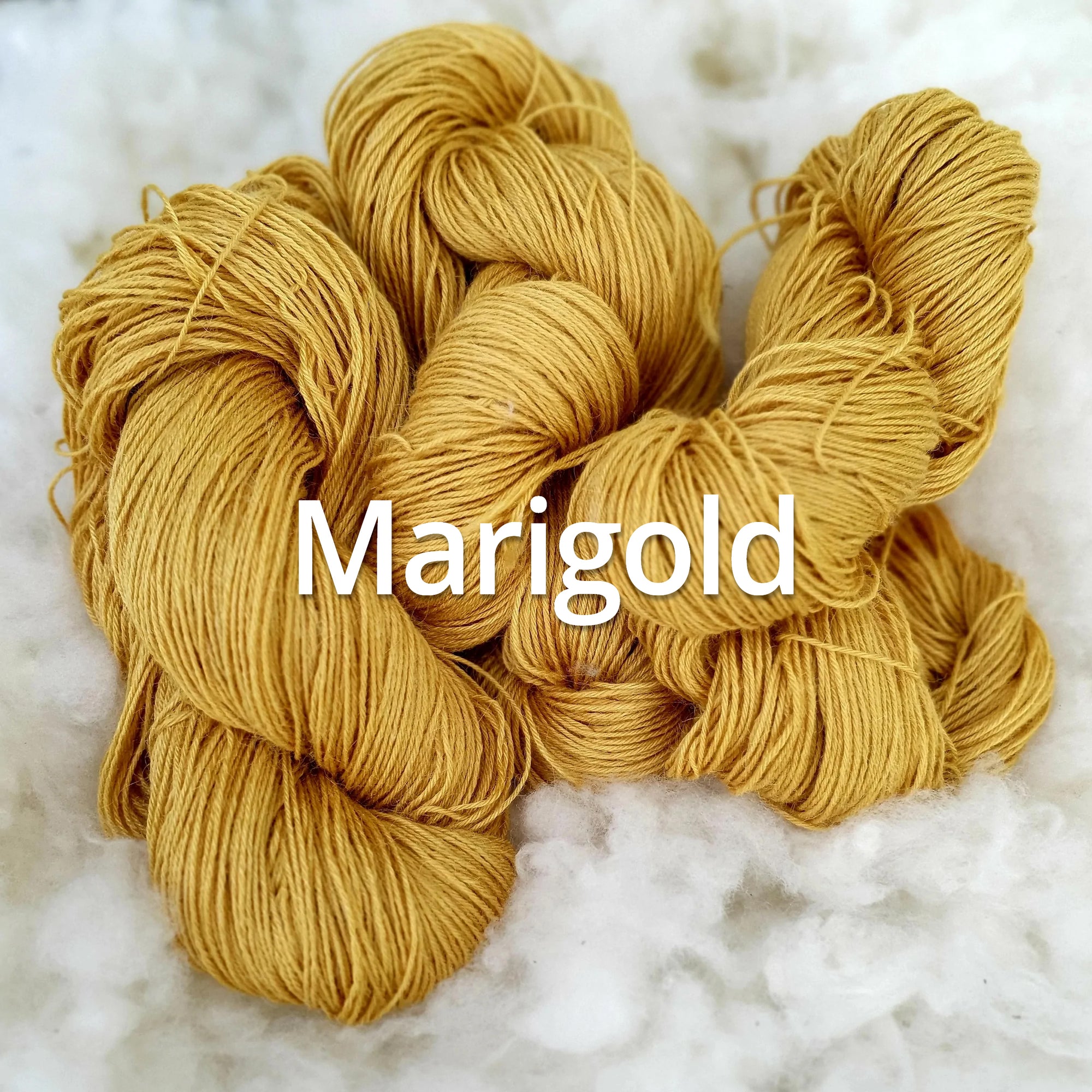 Marigold - Nundle Alpaca Merino Silk 4 ply Yarn