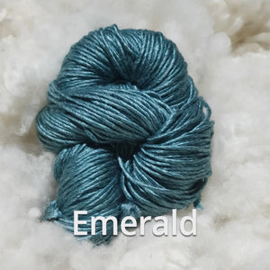 Emerald - Nundle Luxury Silk Merino 8 ply Yarn