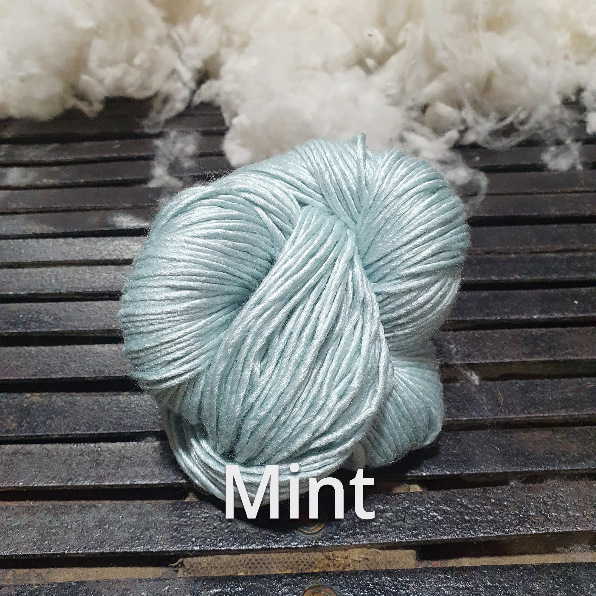 Mint - Nundle Luxury Silk Merino 8 ply Yarn