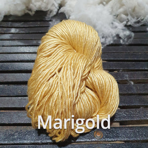 Marigold - Nundle Luxury Silk Merino 8 ply Yarn