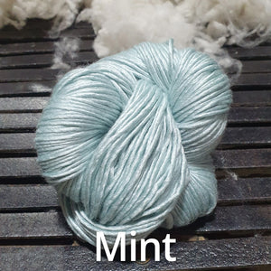 Nundle Merino Bamboo 8 ply Yarn Mint