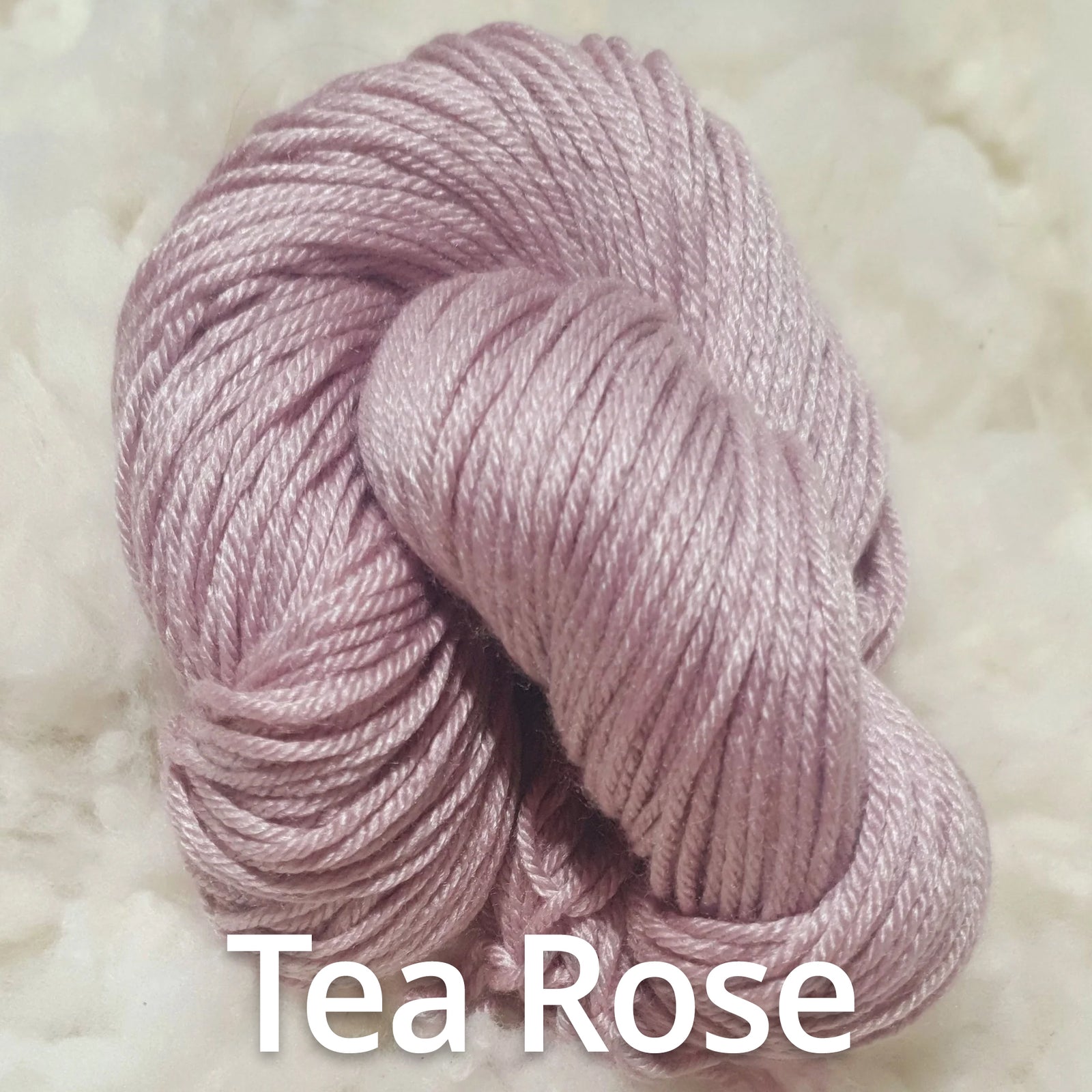 Nundle Merino Bamboo 8 ply Yarn Tea Rose