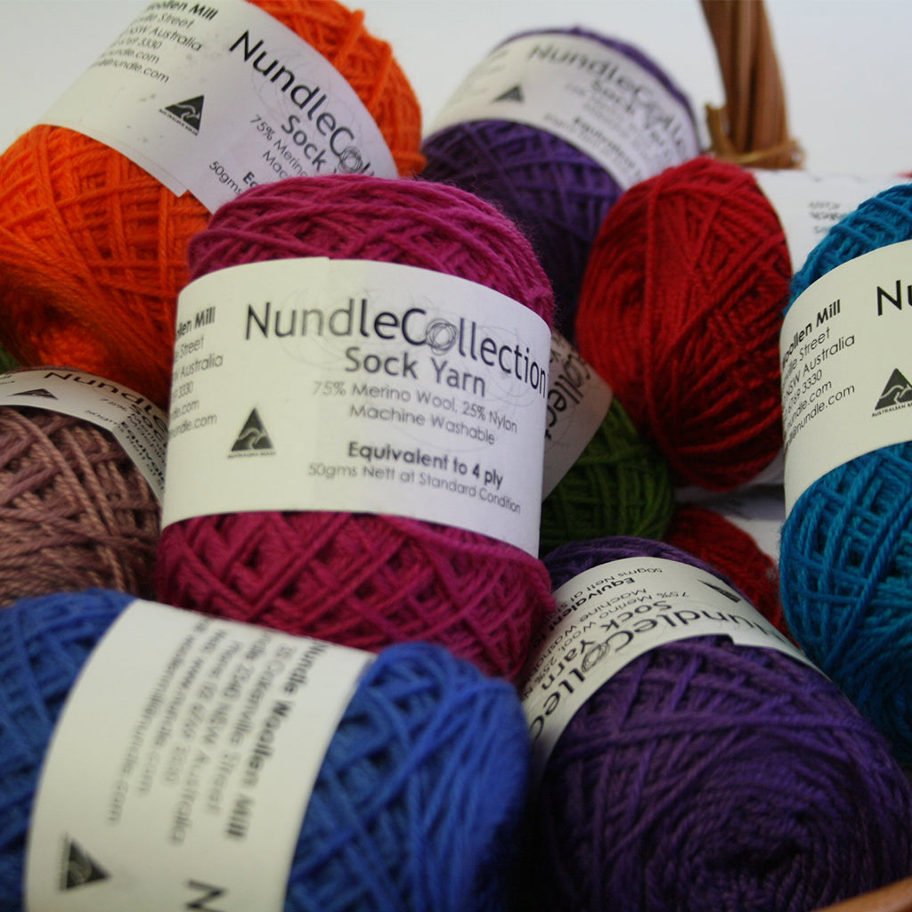 Nundle Collection 4 Ply Sock Yarn